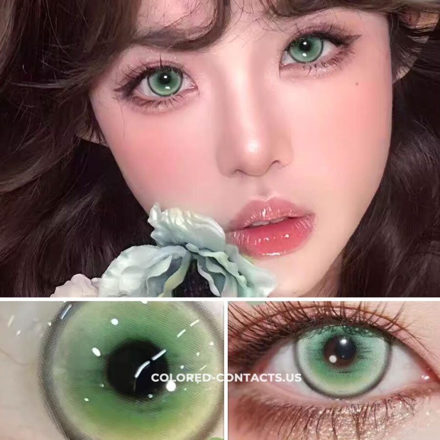 Enchanted Forest Green Colored Contacts | 4-Lens Pack - Image 2