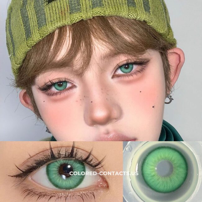 Faithful Spring Green Colored Contacts | 4-Lens Pack - Colored Contacts Faithful Spring Green Colored Contacts | 4-Lens Pack Premium Colored Contact Lenses