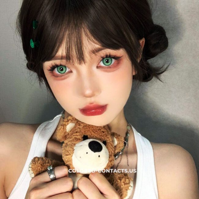 Faithful Spring Green Colored Contacts | 4-Lens Pack - Colored Contacts Faithful Spring Green Colored Contacts | 4-Lens Pack Premium Colored Contact Lenses