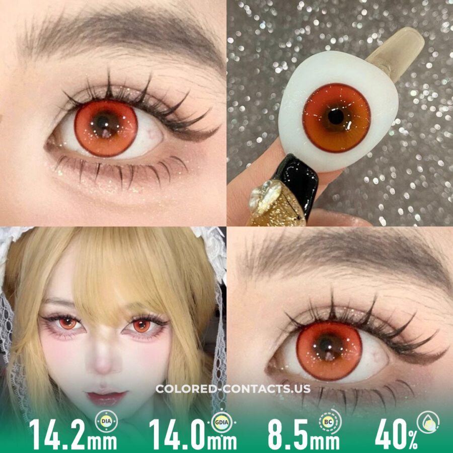 Flame &Amp; Fire Contact Lenses | 10-Piece Set