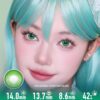 Green Butterfly Emerald Contact Lenses | 4-Lens Pack - Colored Contacts Green Butterfly Emerald Contact Lenses | 4-Lens Pack Premium Colored Contact Lenses
