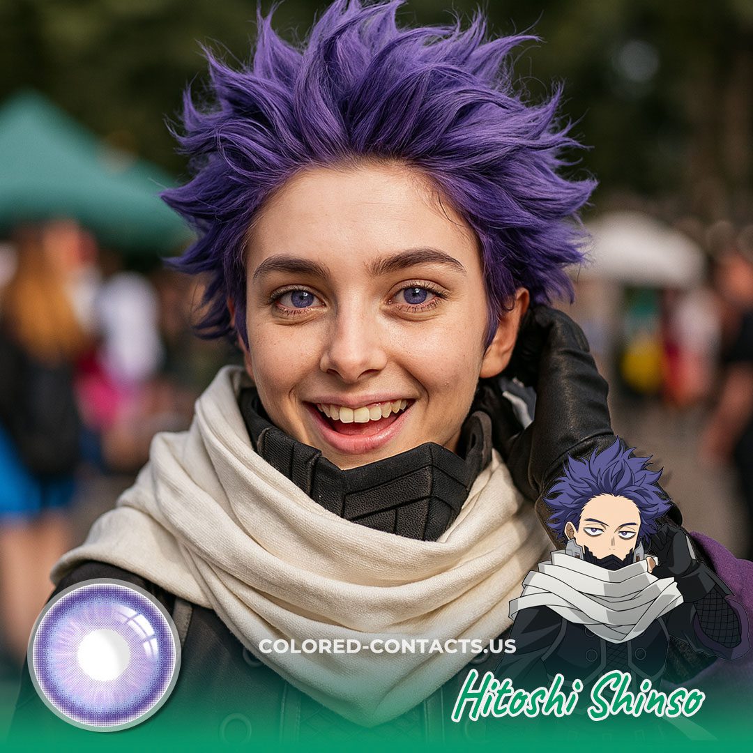 Hitoshi Shinso Cosplay Contact Lenses - Ccus | Premium Colored Contacts Hitoshi Shinso Cosplay Contact Lenses