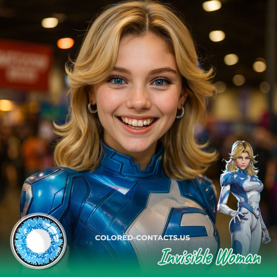 Invisible Woman Cosplay Contact Lenses