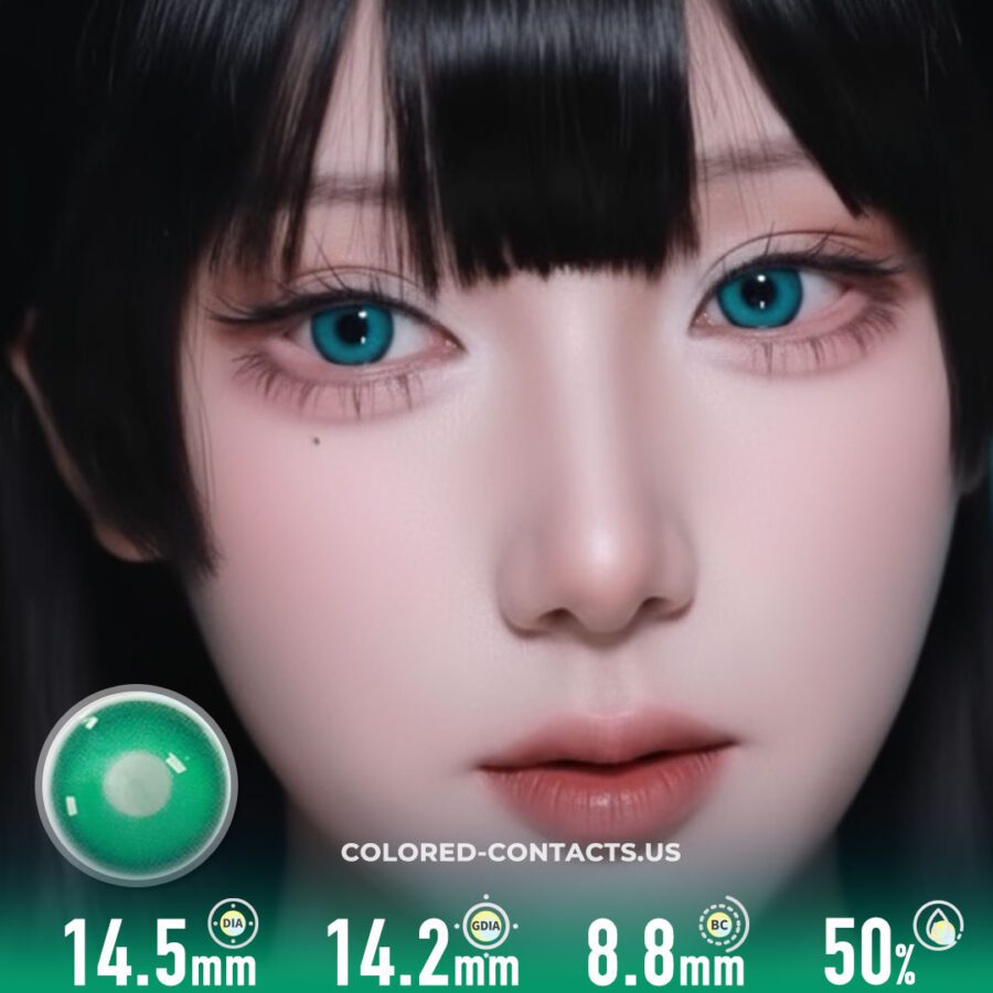 Jade Plum Green Contacts | 4-Lens Pack