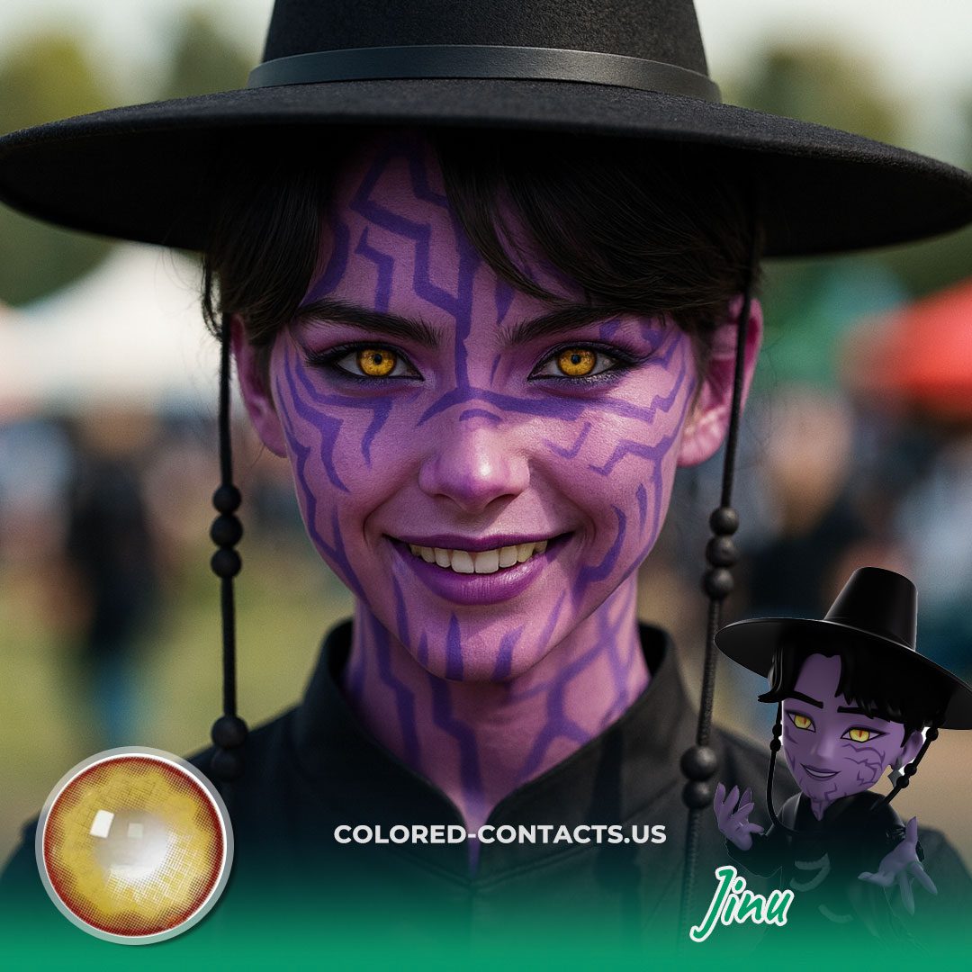 Kpop: Jinu Cosplay Contact Lenses - Colored Contacts Kpop: Jinu Cosplay Contact Lenses