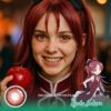 Kyoko Sakura Cosplay Contact Lenses - Colored Contacts Kyoko Sakura Cosplay Contact Lenses Premium Colored Contact Lenses