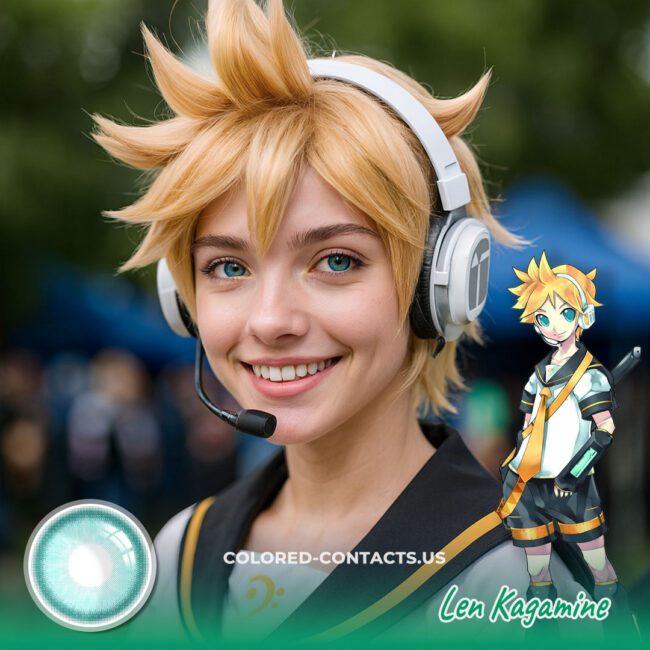 Len Kagamine Cosplay Contact Lenses