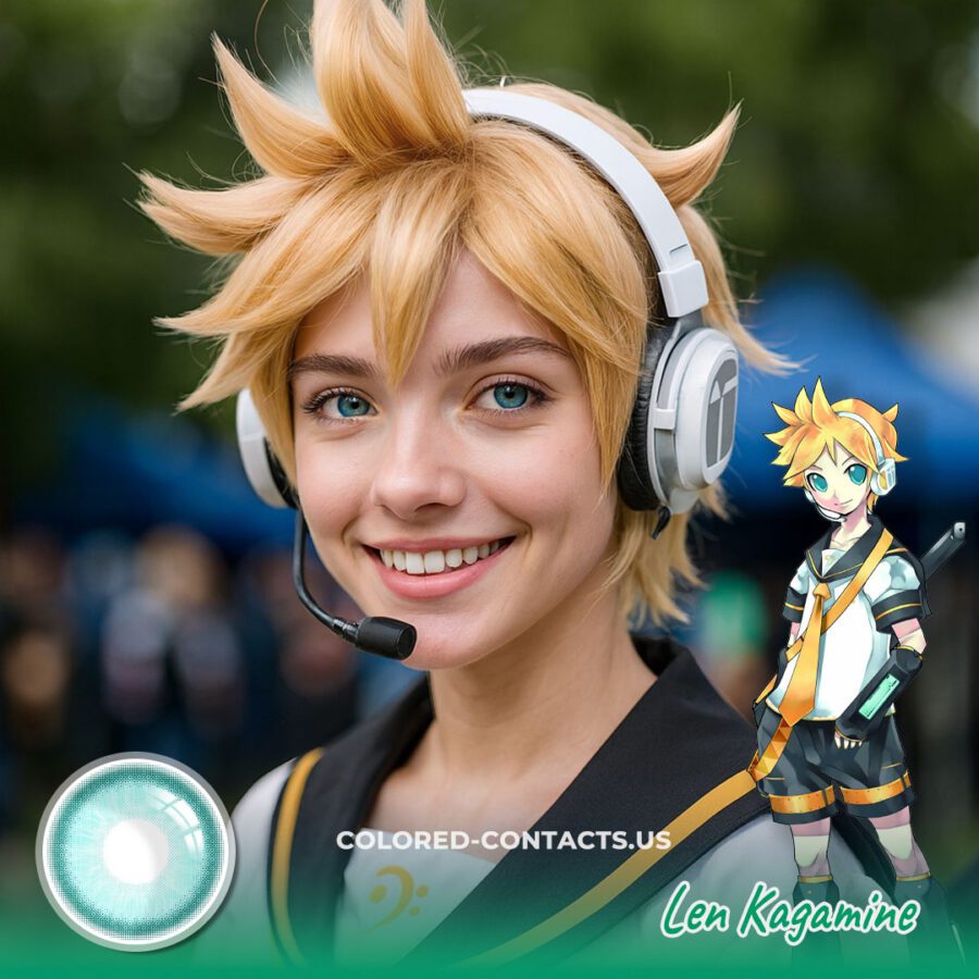 Len Kagamine Cosplay Contact Lenses