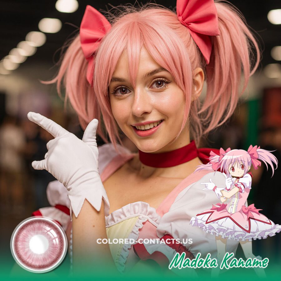 Madoka Kaname Cosplay Contact Lenses