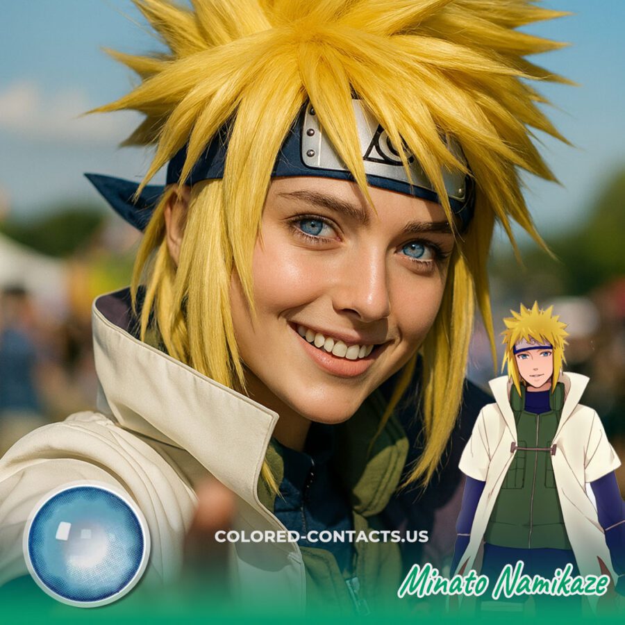 Minato Namikaze Cosplay Contact Lenses