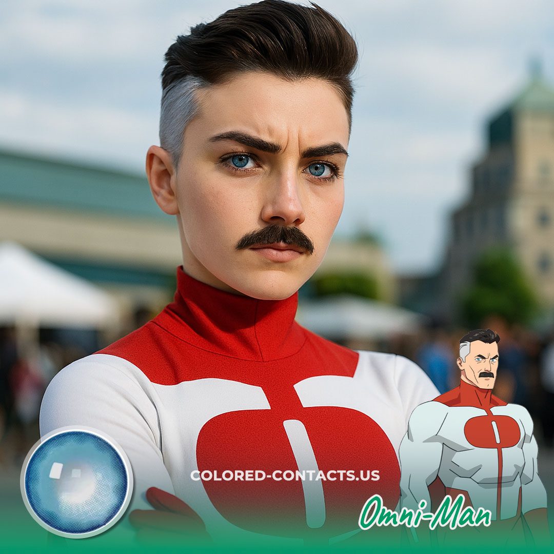 Omni-Man Cosplay Contact Lenses - Colored Contacts Omni-Man Cosplay Contact Lenses