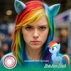 Rainbow Dash Cosplay Contact Lenses Premium Colored Contact Lenses