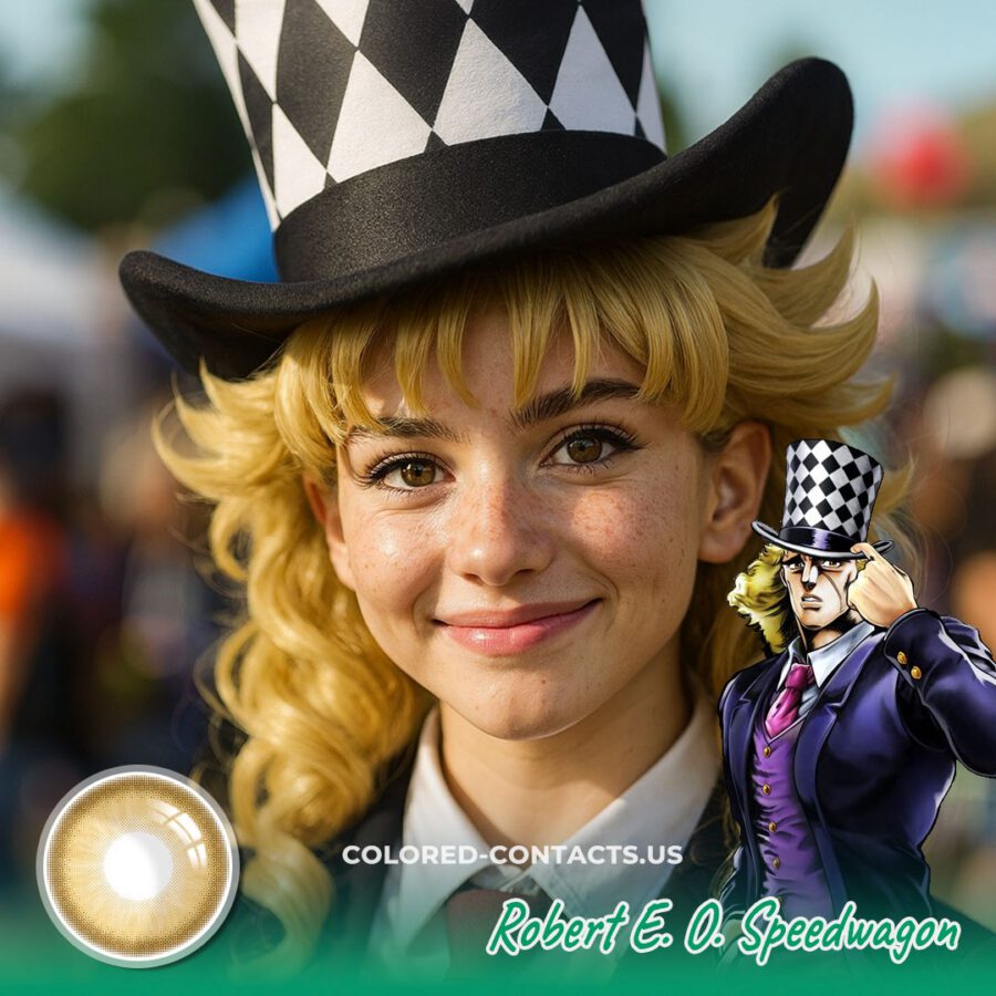 Robert E. O. Speedwagon Cosplay Contact Lenses