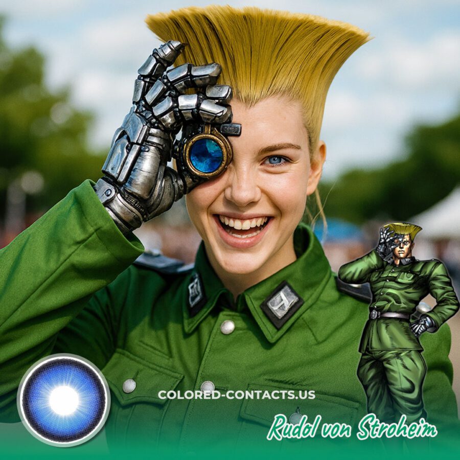 Rudol Von Stroheim Cosplay Contact Lenses