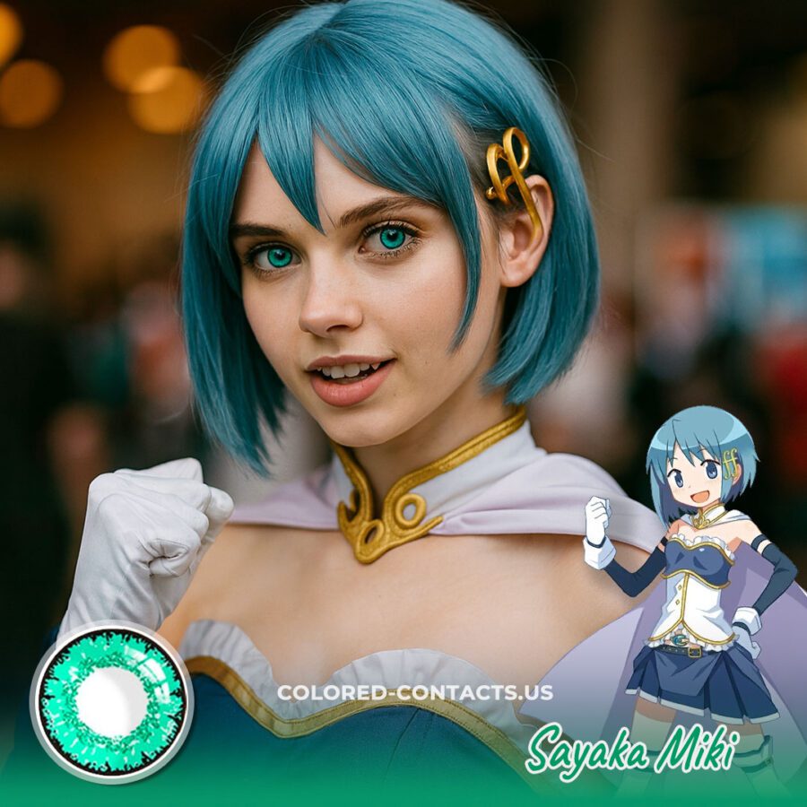 Sayaka Miki Cosplay Contact Lenses