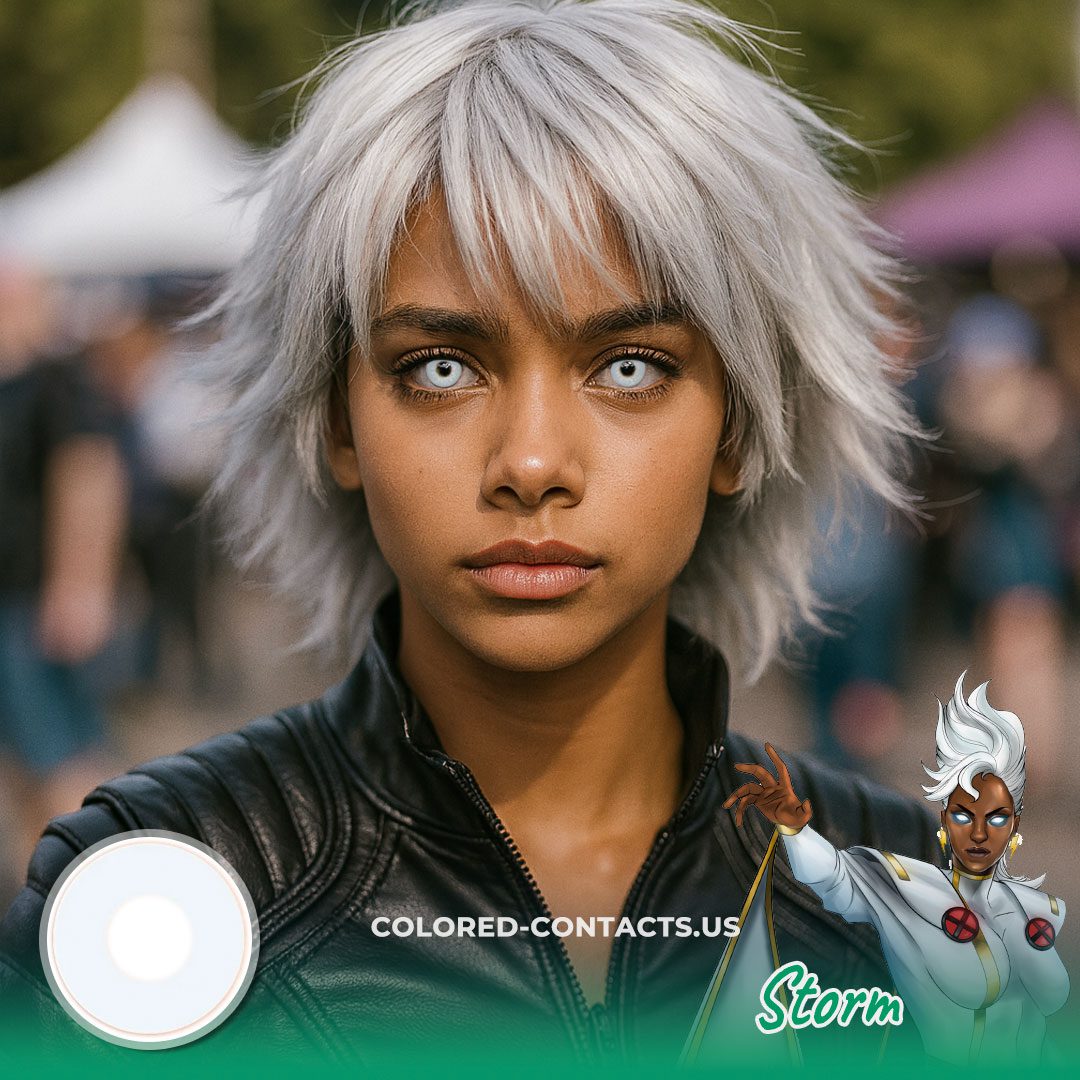 X-Men : Storm Cosplay Contact Lenses - Colored Contacts X-Men : Storm Cosplay Contact Lenses