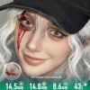 White Baseball Puppeteer Crazy Contact Lenses | 4-Lens Pack - Colored Contacts White Baseball Puppeteer Crazy Contact Lenses | 4-Lens Pack Premium Colored Contact Lenses