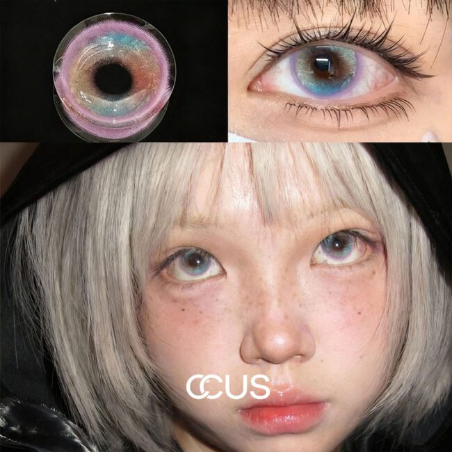 Unicorn Fantasy Rainbow Colored Contacts - Ccus | Premium Colored Contacts Unicorn Fantasy Rainbow Colored Contacts