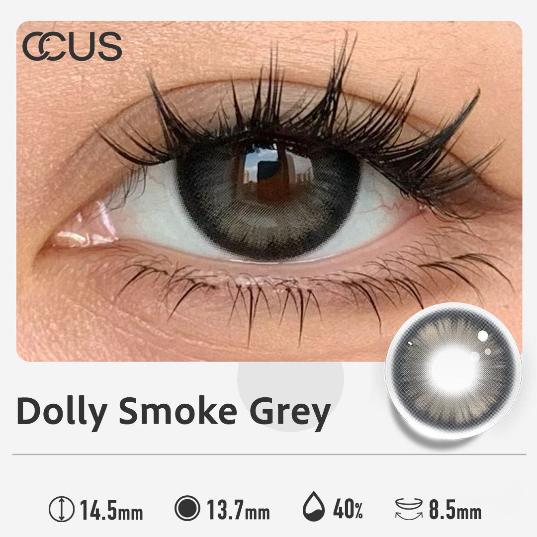 Dolly Smoke Grey - Ccus | Premium Colored Contacts Dolly Smoke Grey - Image 2