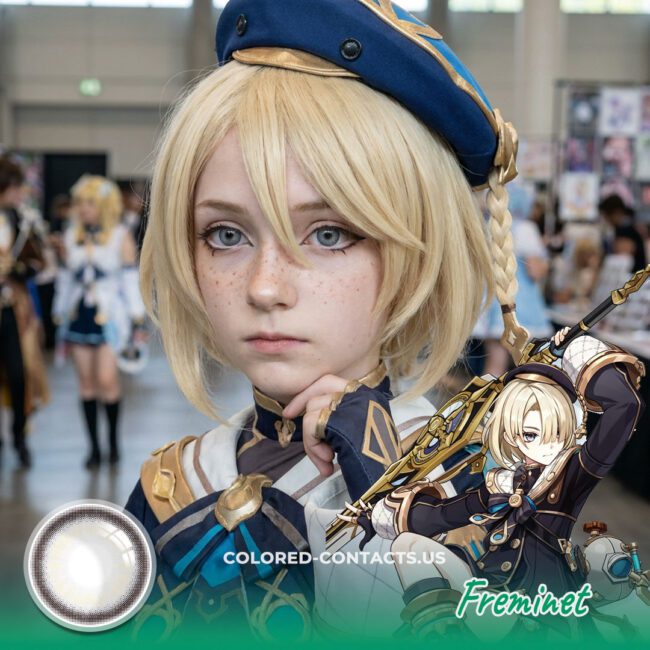 These Genshin Impact Freminet Cosplay Contact Lenses Are About To Give You That Ultimate Cryo Diver Energy