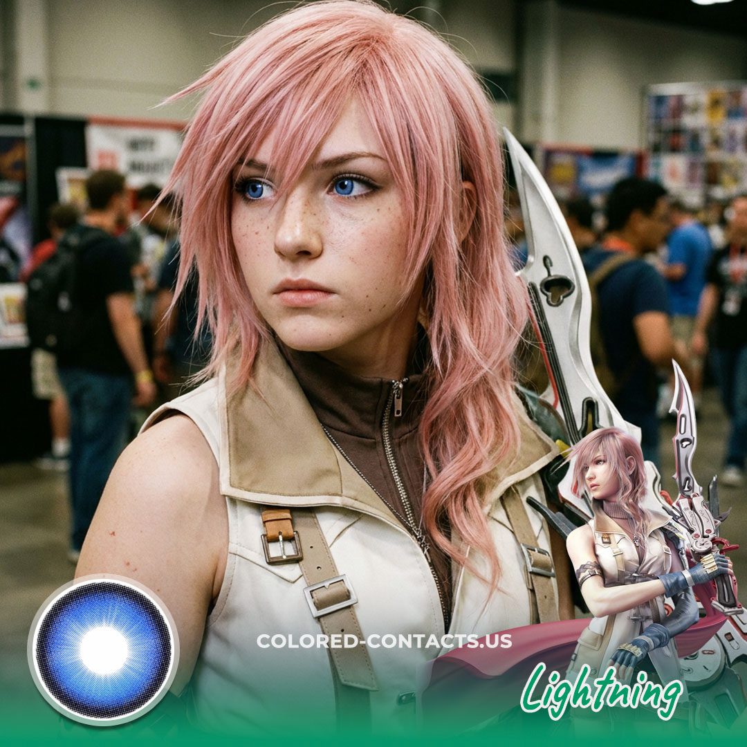 Lightning Cosplay Contact Lenses - Ccus Eyewear | Premium Colored Contacts These Final Fantasy Lightning Cosplay Contact Lenses Are About To Give You That Ultimate L'Cie Warrior Energy