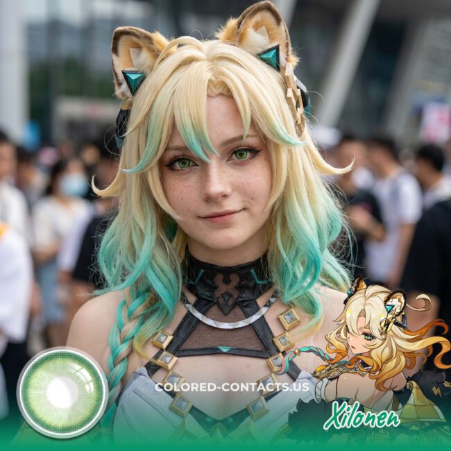 These Genshin Impact Xilonen Cosplay Contact Lenses Are About To Give You That Ultimate Geo Artisan Energy