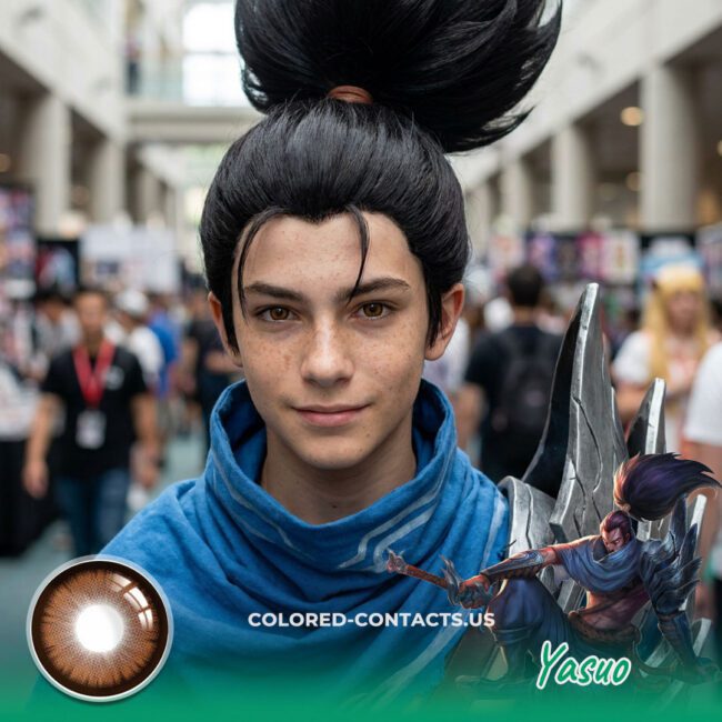 These Yasuo Cosplay Contact Lenses Are About To Give You That Ultimate Wandering Swordsman Energy