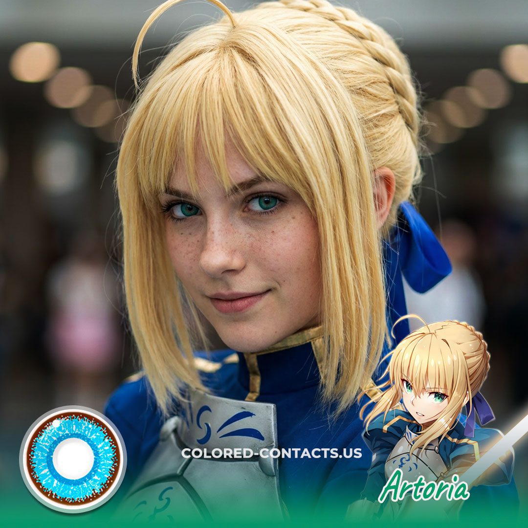 Artoria Cosplay Contact Lenses - Ccus Eyewear | Premium Colored Contacts These Artoria Cosplay Contact Lenses Are About To Give You That Ultimate King Of Knights Energy