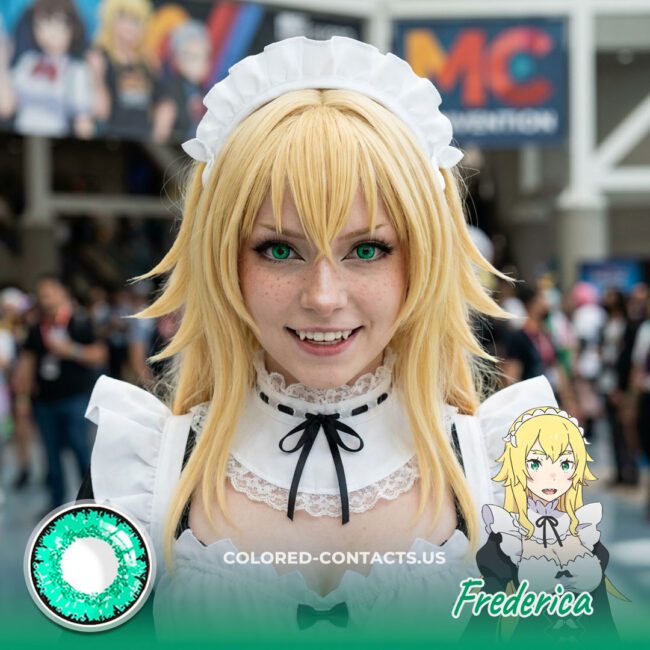 Frederica Baumann Cosplay Contact Lenses For A Dazzling Gemstone-Green Look