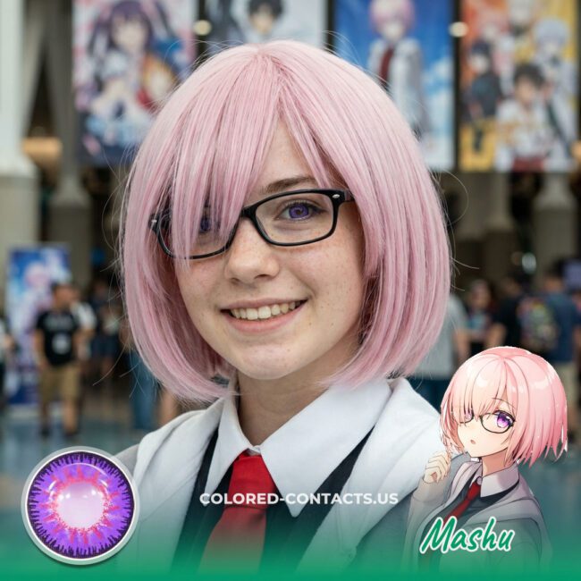 These Mash Kyrielight Cosplay Contact Lenses Are About To Give You That Ultimate Kouhai Energy
