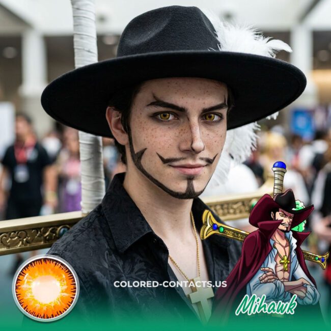 These Dracule Mihawk Cosplay Contact Lenses Are About To Give You That Ultimate World'S Strongest Swordsman Energy