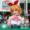 Petra Leyte Cosplay Contact Lenses For A Sweet Gemstone-Green Maid Look