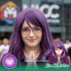 Rize Kamishiro Cosplay Contact Lenses For A Seductive Purple-Eyed Ghoul Look