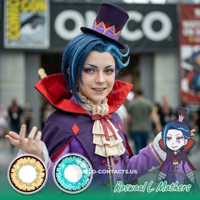Roswaal L. Mathers Cosplay Contact Lenses for a Striking Heterochromia Look