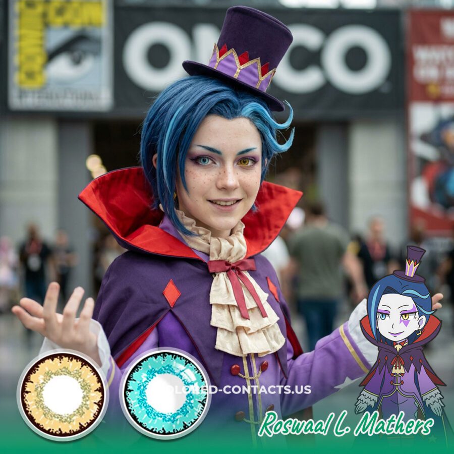 Roswaal L. Mathers Cosplay Contact Lenses For A Striking Heterochromia Look