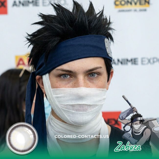 Zabuza Cosplay Contact Lenses for a Cold Grey-Eyed Demon Swordsman Look