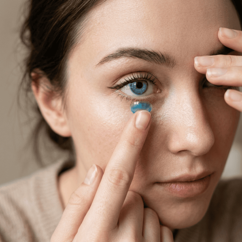 How To Put In Contact Lenses: A Step-By-Step Guide Care &Amp; Safety