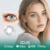 Satin Haze Black Contact Lenses