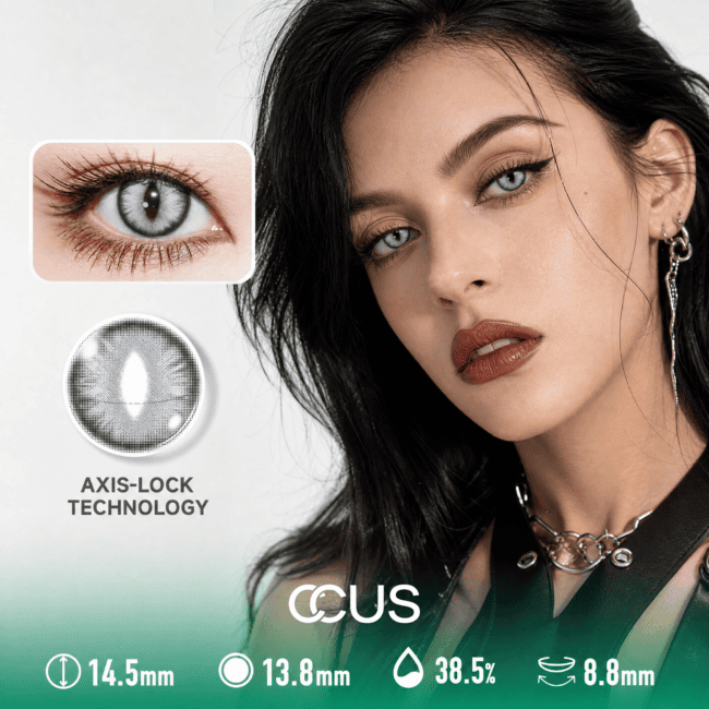 Nebula Dawn Ink Black Contact Lenses