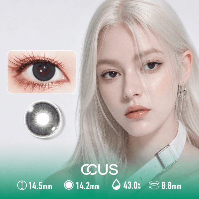 Oslo Serene Black Contact Lenses