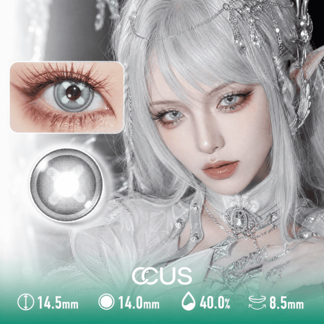 Silver Survival Cosplay Contact Lenses