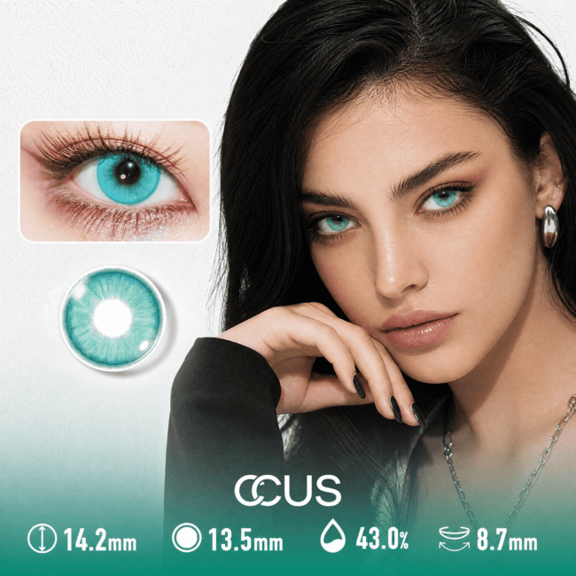 Turquoise Lagoon Azure Blue Contact Lenses