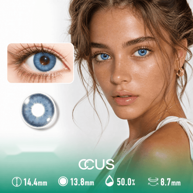 Denim Azure Blue Contact Lenses