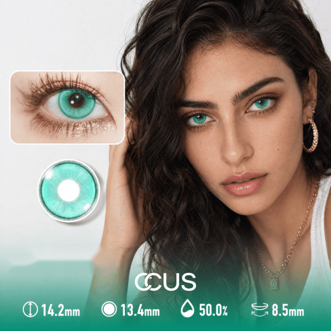 Tidepool Teal Emerald Green Contact Lenses