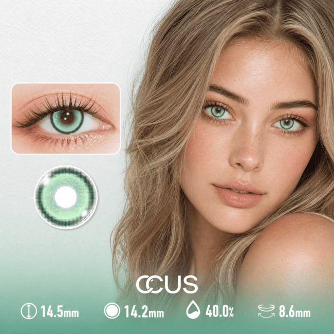 Mint Lagoon Emerald Green Contact Lenses