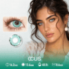 Lagoon Mist Aqua Azure Blue Contact Lenses