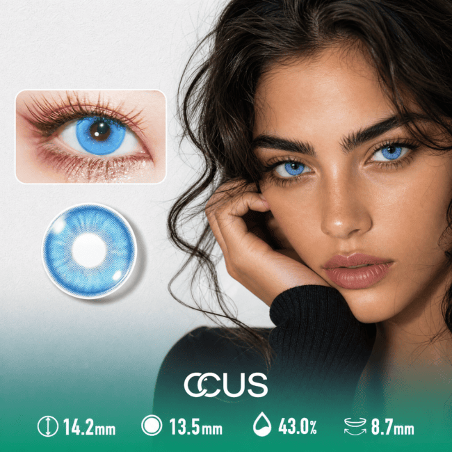 Prague Comet Sapphire Blue Contact Lenses