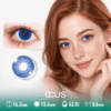 Summer Galaxy Azure Blue Contact Lenses