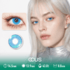 Satin Haze Cobalt Blue Contact Lenses