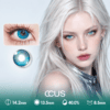 Radiant Florence Azure Blue Contact Lenses